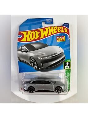 New 2022 Hot Wheels Lucid Air HW Green Speed 4/5 #147/250 G Case